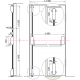 Комплект АНТИПАНИКИ PHA 1000 с двумя точками запирания на ширину до 1300 мм
